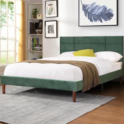 China Durable Italian Fancy Upholstered Bed Set Luxury Modern Beds Large Bed Furniture for sale