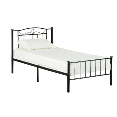 China Durable Stylish Family Hotel Bed Frame Modern Single Bed Metal Frame for sale