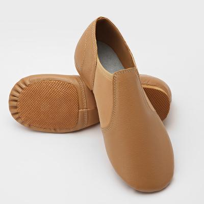 China Fashion\Comfortable\Durable Wholesale Real Leather Slip On Jazz Dancing Shoes Jazz Shoes for sale