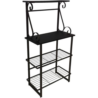 China Sustainable High Quality Metal Kitchen Bakers Rack for sale