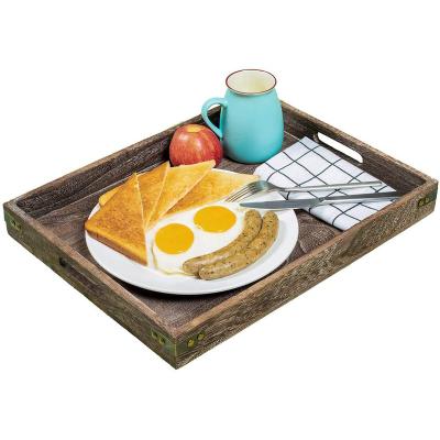 China Home Office Porcelain Suppliers Wooden Breakfast Serving Tray for sale