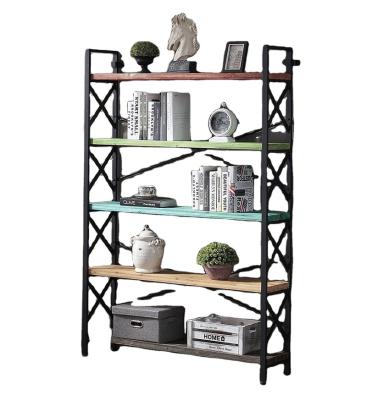 China (Size) Adjustable Industrial Solid Wood 5-Tier Shelf for sale