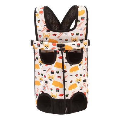 China 2022 Viable Hot Sale Canvas Dog Carrier Bag Front And Back Dog Carry Bag For Travel for sale