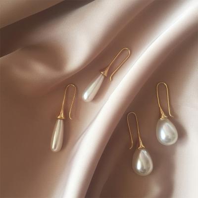 China TRENDY Wholesale Fashion Statement Jewelry Retro Women Bead Earrings Female Vintage Teardrop Earrings for sale