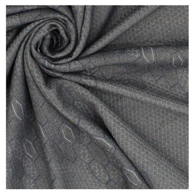 China Hot Selling Canvas Gray Fashion Waterproof All Season Polyester Fabric Jacquard Mattress Fabric for sale