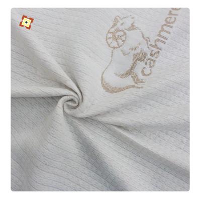 China Special Tear-resistant Selling All White Knitted Jacquard Mattress Jacquard Fabric Textile Jacquard Fabric Stain Wholesale for sale