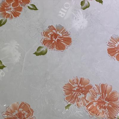 China Flower Pattern Waterproof Wholesale Milky 100% Polyester Fabric Low Print For Mattress Cover for sale