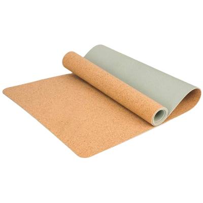 China Custom Highest Quality Best Selling Stretch Cork Exercise Waterproof Warm Yoga Mat Cork Mat for sale