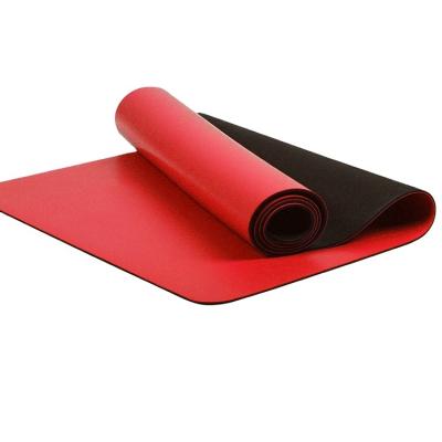 China Custom Cheap Price PU+Rubber Non Slip PU+Rubber Silk Digital-printed PVC Tape Non Slip Yoga Mat For Gym for sale