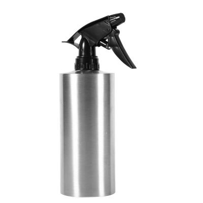 China Garden Use 350ML 304 Stainless Steel Hand Pressing Watering Can Watering Pot Spray for sale