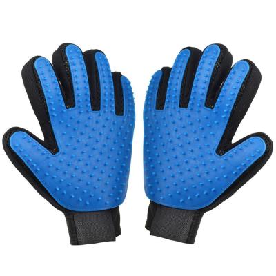 China Sustainable Pet Brush Hair Remover Mitt Pet Grooming Glove for sale