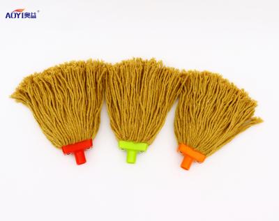 China Sustainable AOYI 3855 Cotton Floor Mop With Matching Iron Handle Best Seller In Foreign Country for sale