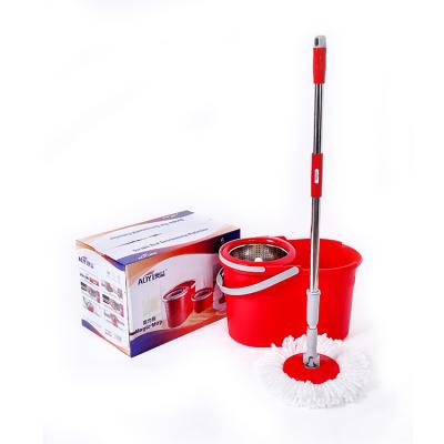 China Sustainable Eco-Friendly Magic Type Floor Broom Magic Handle A-0129 Floor Cleaning Cotton+cleaning Ware Assemble 360 ​​Degree Magic Broom for sale