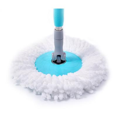 China Sustainable 360 ​​Stunning Degree Care Cleaning Floor Wipe Red And Comercial Aluminum Micro Fiber Bathroom Cleaning Dry Mop for sale