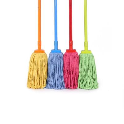 China 2021 AOYI Sustainable 3836 Household Floor Cleaning Wet Mop , Floor Microfiber Cleaning Cotton Mops Wire Manufacturer in china for sale