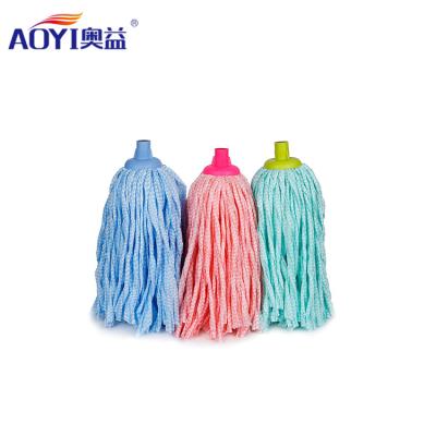 China AOYI Durable Steel Pole Microfiber Tape Mop Pad Wire for sale