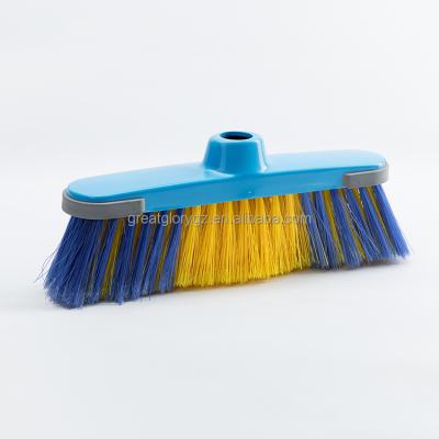 China Blue Broom Broom Brush Floor Indoor Cleaning Plastic Cleaning Broom for sale