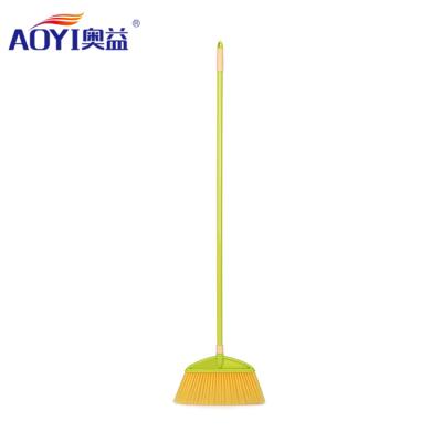 China AOYI 3801 Low Price Eco - Friendly Plastic Sweep Easy Cleaning Broom Set With Steel Handle for sale