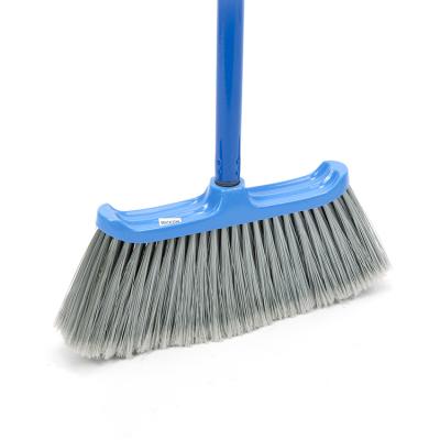 China Indoor cleaning AOYI 2288 2021 new gray indoor broom manufacturer+design household broom head with bule handle for sale