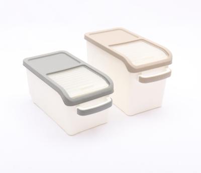 China AOYI 668 Plastic Household Goods Food Storage Rice Dispenser Sustainable for sale