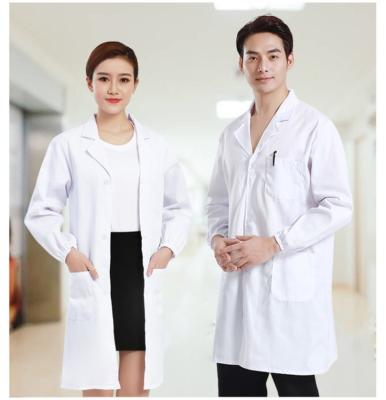 China High quality hospital scrub nurse workwear cotton polyester uniform doctors clothing scrub suit white lab coat docotor uniforms for sale