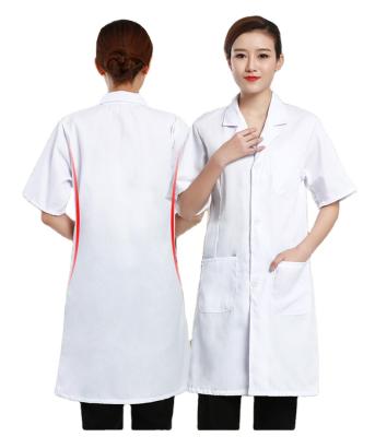 China High Quality Breathable Anti Bacterial Doctor Anti Bacterial Doctor Uniforms Hospital Anti Pilling White Coat Breathable Super Soft Microbial Nurse Uniforms for sale