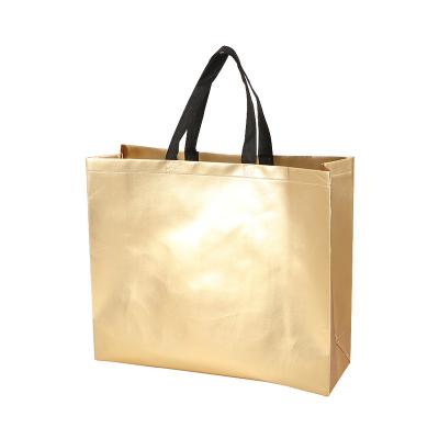 China Eco Friendly Women Handled Custom Reusable Grocery Shopping Promotional PP Laminated Non Woven Tote Bag for sale