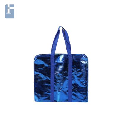 China Waterproof Customizable Portable Bento Wrap Biodegradable Aluminum Foil Cooler Laminated Non Woven PP Bags for sale