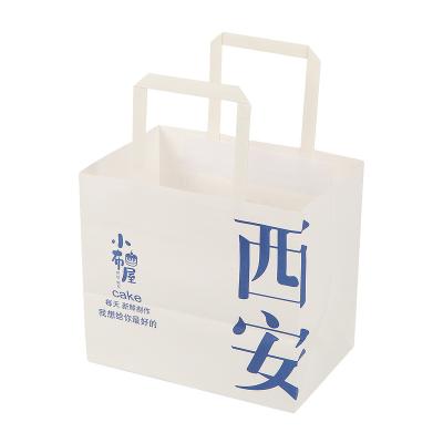 China Wholesale Luxury Black Printed Handled Dupont Heavyweight Kraft Paper Cosmetics Packaging Brown Craft Paper Bags for sale