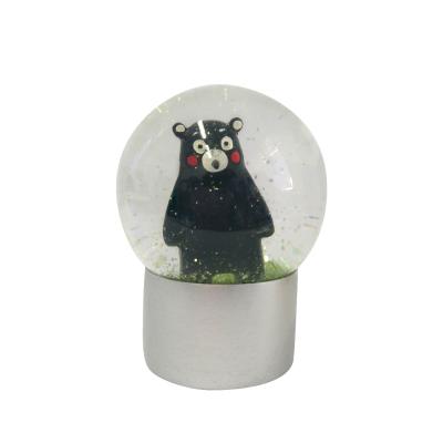 China Europe Christmas Gifts OEM And ODM Polyresin Decoration Water Ball Snow Globe Glass Snowball for sale