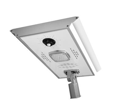 China Garden 15W 20W 40W 60W 80W 100W all in one solar light, integrated solar light with microwave motion detector for high speed road use for sale