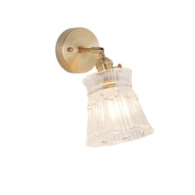 China Nordic Brass Pendant Lights Led Lights Nordic Wall Edison Hallway Bedside Dining Room Copper Low Light Copper Crystal Wall Lamp I Bell LED Lights for sale