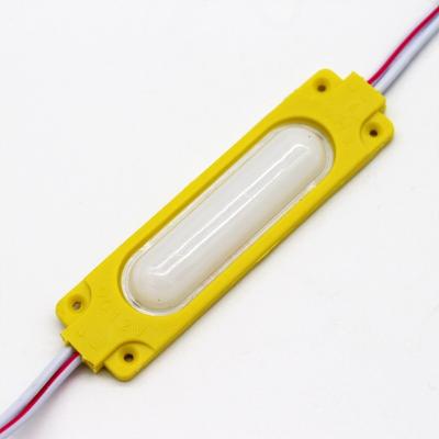 China AlGaInP LED module yellow smd 5730 24V 6leds 1.5W PVC IP65 backlight blister blister advertising amber box led module 12v for sale