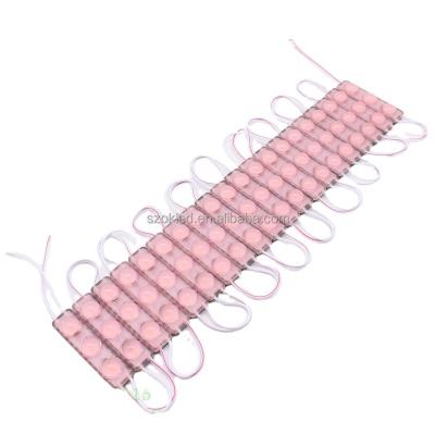 China AlGaInP pink diffused lens 2835 led module 1.5W, 6916 IP65 led decorative car lights, waterproof 12v sign led module for sale