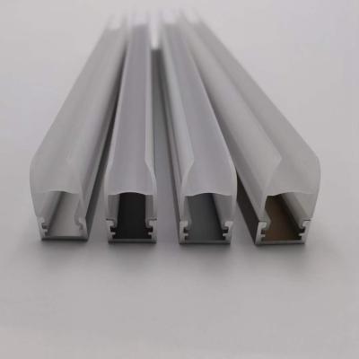 China Custom Glass Decorations Extrusion Channel Use Led Lights Shape Applications Black Anodized Customized Aluminum Building Profiles Prices for sale