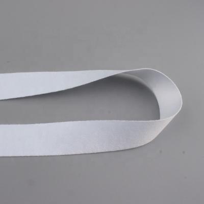 China 1.5cm 2cm 2.5cm 3cm Polyester Lanyard Material Roll White Blank Polyester Lanyard Sublimation Raw Material for sale