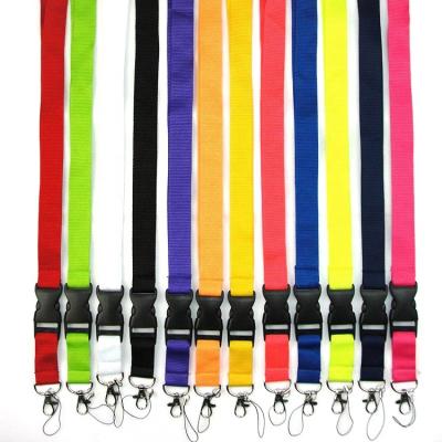 China Custom Multicolor Polyester Screen Printing Lanyard Comfortable Selling Badge Holder Lanyard in Hot Polyester Silk for sale