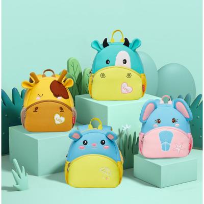 China Funny Kids Waterproof Stationery School Backpacks For Boys Girls School Bag Bookbag Children Elementary Cute Light Animal Shaped Backpack for sale