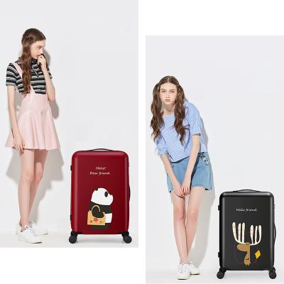 China China Factory Waterproof Suitcase 20 Luggage Trolley Bag 24 Inch Large Capacity Trolley Case Soft PC Fabric Luggage Cases For School Travel for sale