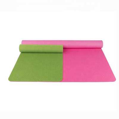 China Yoga Tape Fitness Gym Yoga Mat Easy Clean Double Layer Gym Mat for sale