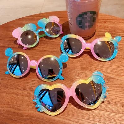 China Fashion Sunglasses 202 New Cute Cartoon Plastic Plastic Children Boys Girls Baby Kids Sunglasses Frame Polarized UV Sun Glasses for sale