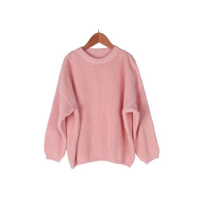 China 2021 Anti-wrinkle new winter hot women knitted sweater girls cotton solid oversized sweater custom adult casual knitted plus size sweaters for sale