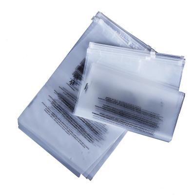 China Recyclable Degradable Matt Bag Plastic Clothing Packaging Custom Printing Bags With Self Sealing Slider Zippers Waterproof for sale