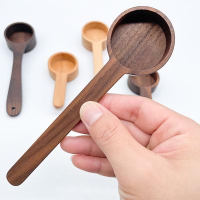 China 1pcs Mini Wooden Spoon Kitchen Spice Disposable Spoon Sugar Tea Coffee Scoop Small Wooden Short Condiment Spoon Wooden Spoon Utensils Cooking Tool for sale