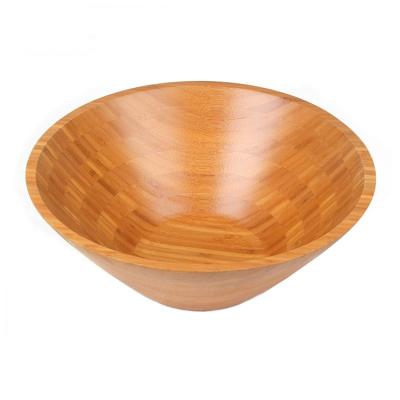 China Viable Custom Wholesale New Design Rubber Bamboo Salad Bowl for sale