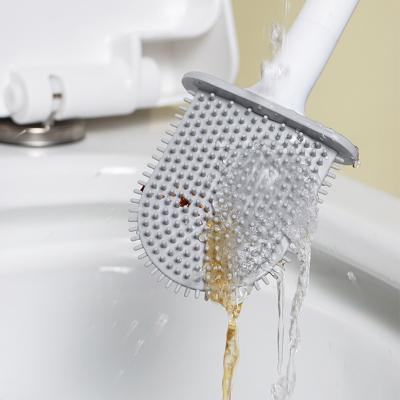 China Cutie viable dotey silicon wall mounted toilet brush cheap toilet brush toilet brush with holder for sale