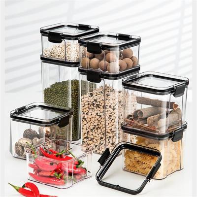 China Airtight Storage Containers Hot Sale Freshness Preservation Kitchen Food Organization Dry Food Storage Dispenser for sale