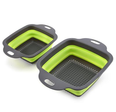 China Cutie dotey sustainable goods and drain baskets high quality eco-friendly vegetable kitchen 3 in 1 drain basket for sale