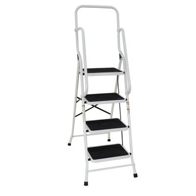 China New Folding Ladders Amazon 4 Step Safety Ladder With Side Safety Rails for sale