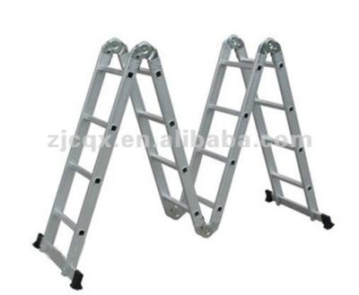 China Folding Ladders 2013 Best Price Multi Purpose 4X4 Aluminum Ladder With EN131 Platform for sale